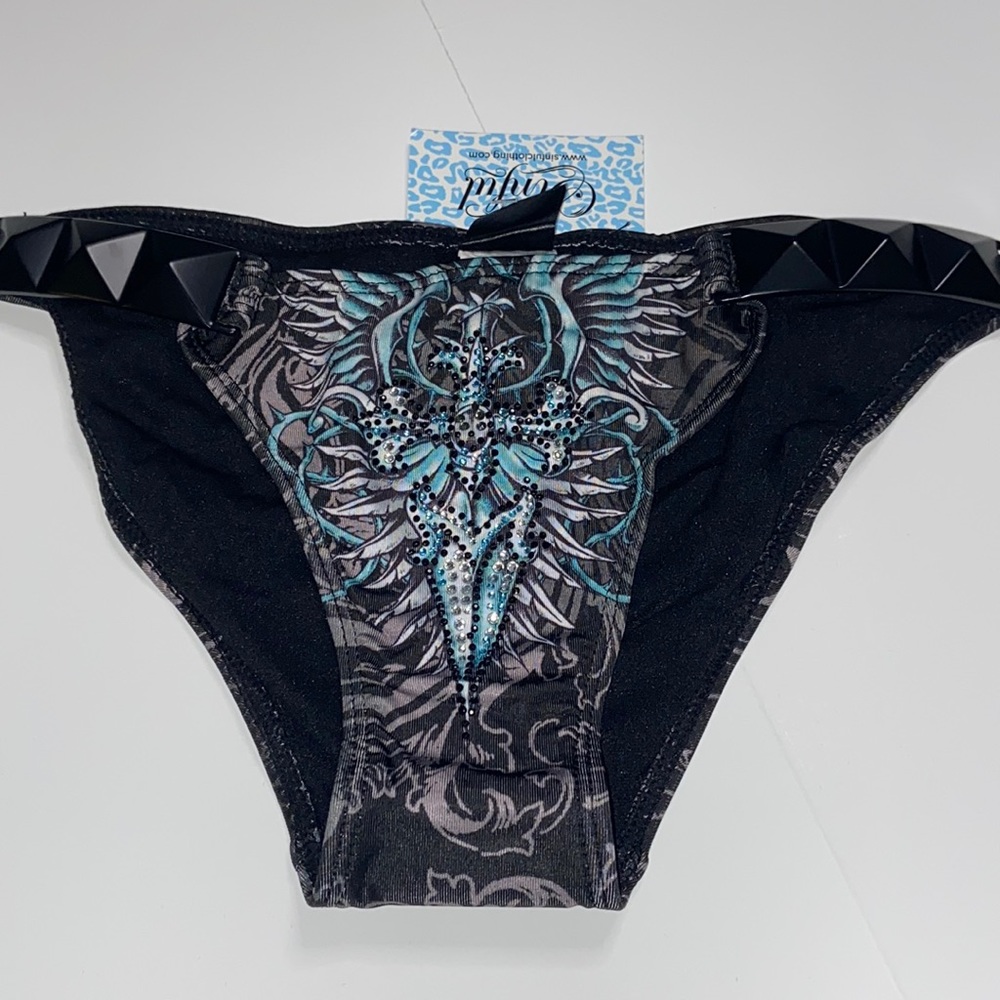 Sinful Bikini top medium padded  and bottoms xtra small